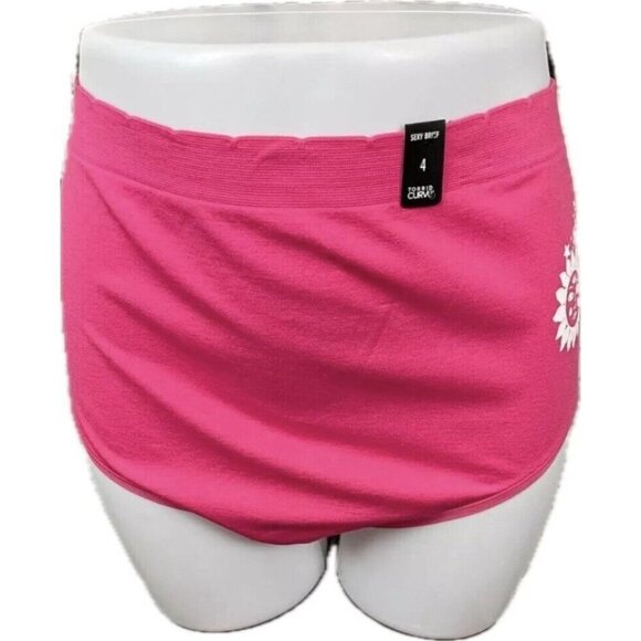 Torrid +4 Hot Pink One With The Sun Statement Graphic Mid-Rise Hipster Panties - Picture 2 of 6